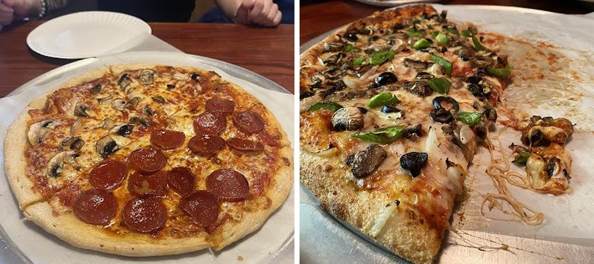Naamans Pizzeria Menu